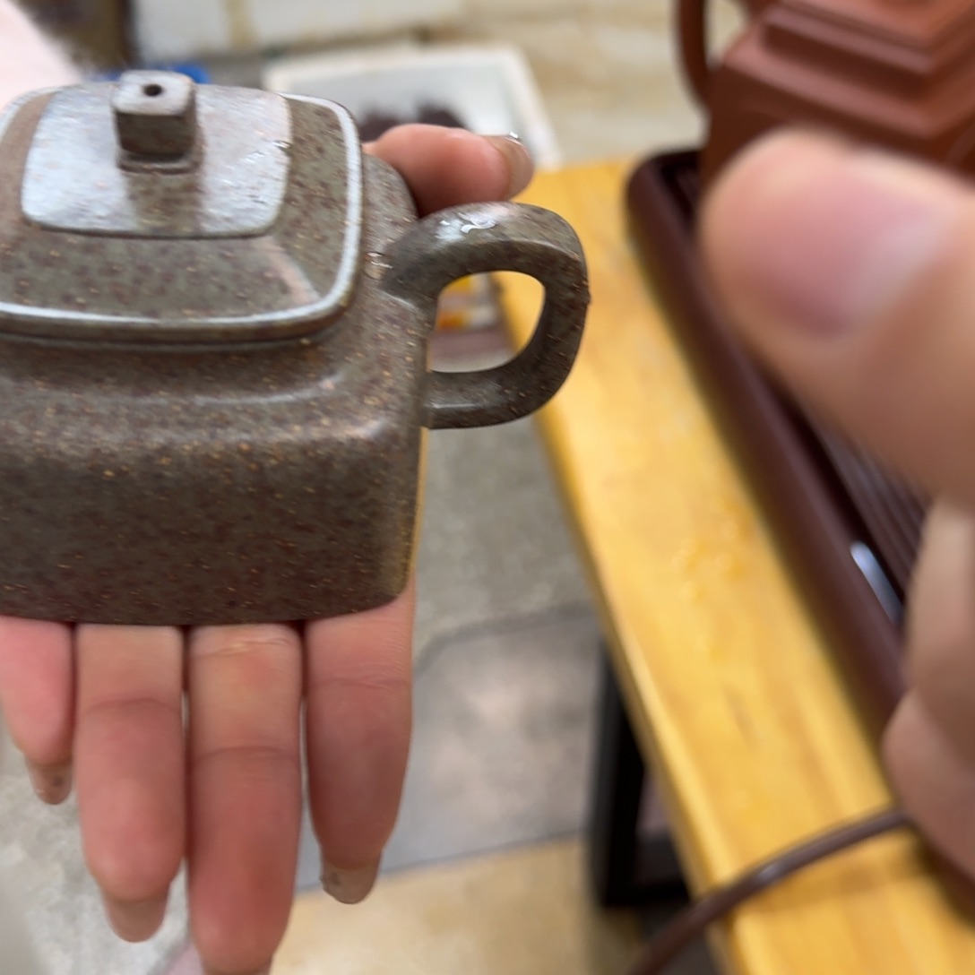 紫砂茶壶紫砂壶四方德钟160cc