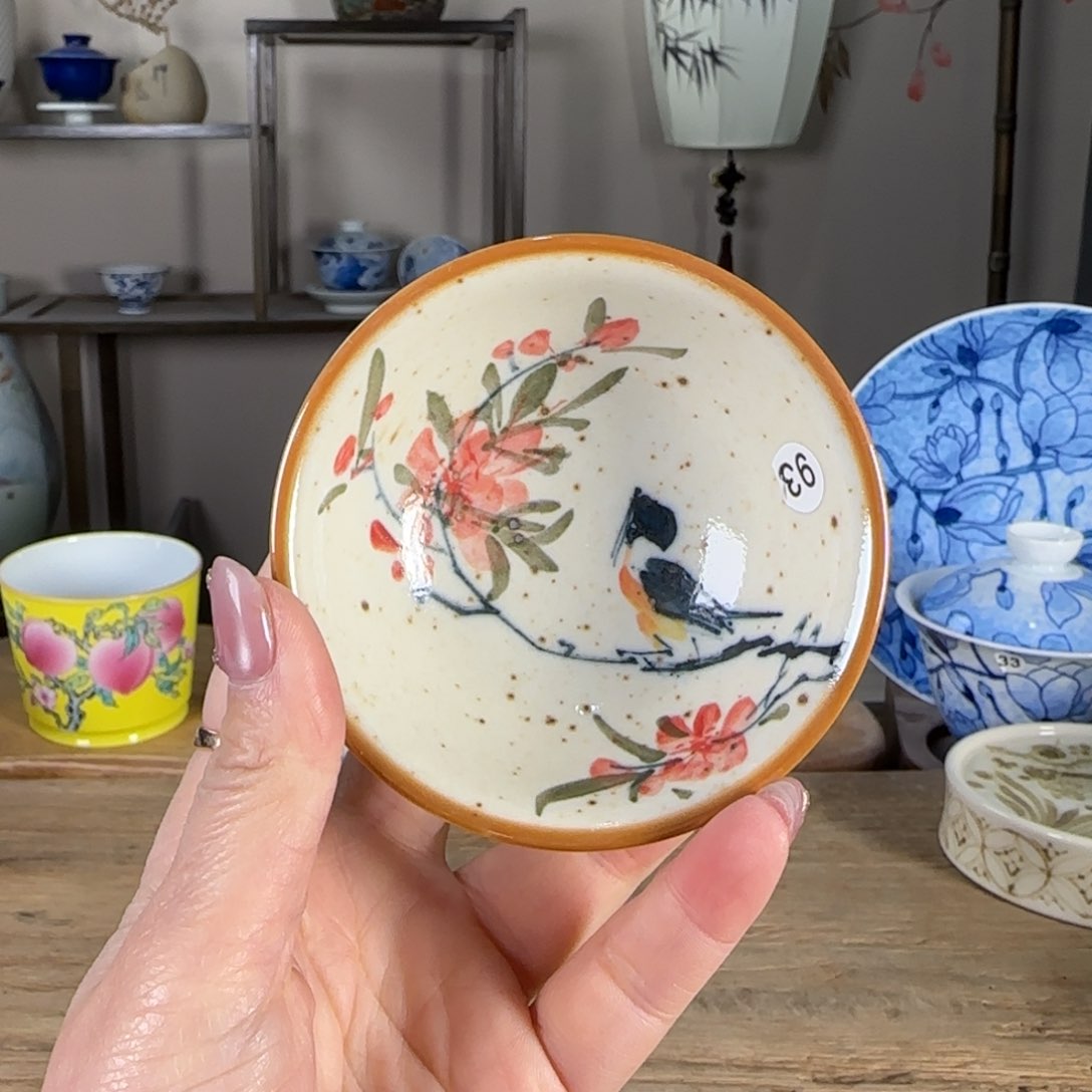 杯景德镇陶瓷柴烧多人