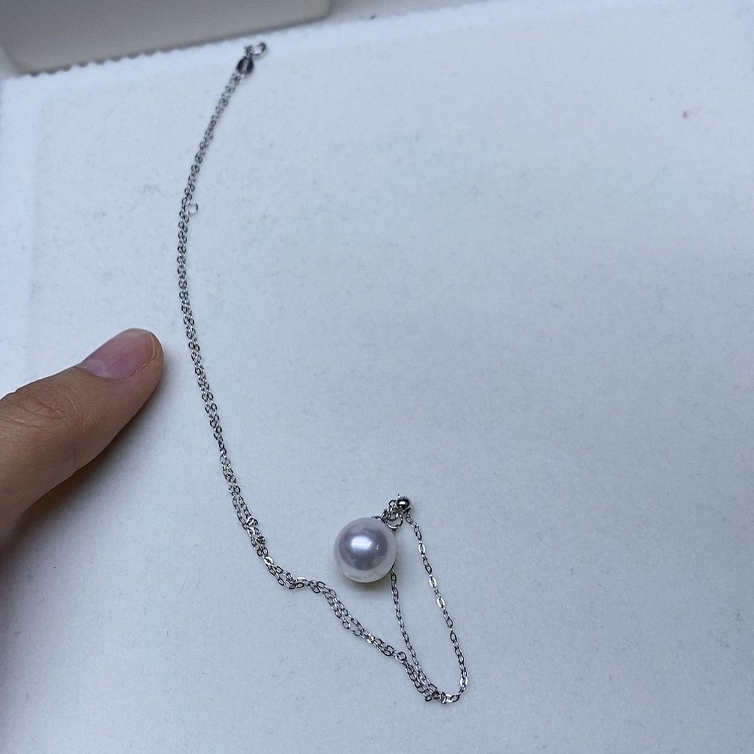 淡水珍珠未镶嵌颈饰痕*