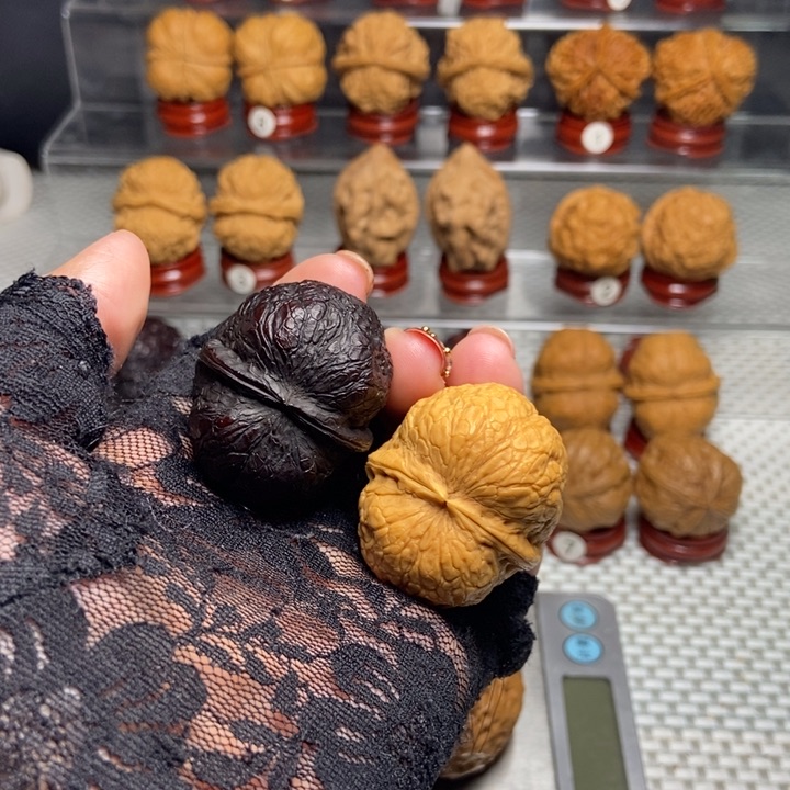 文玩核桃把件双色球36