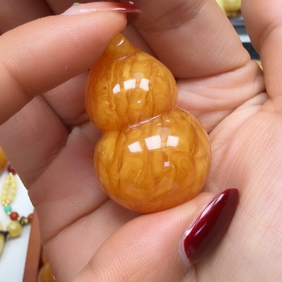 琥珀未镶嵌裸石你好