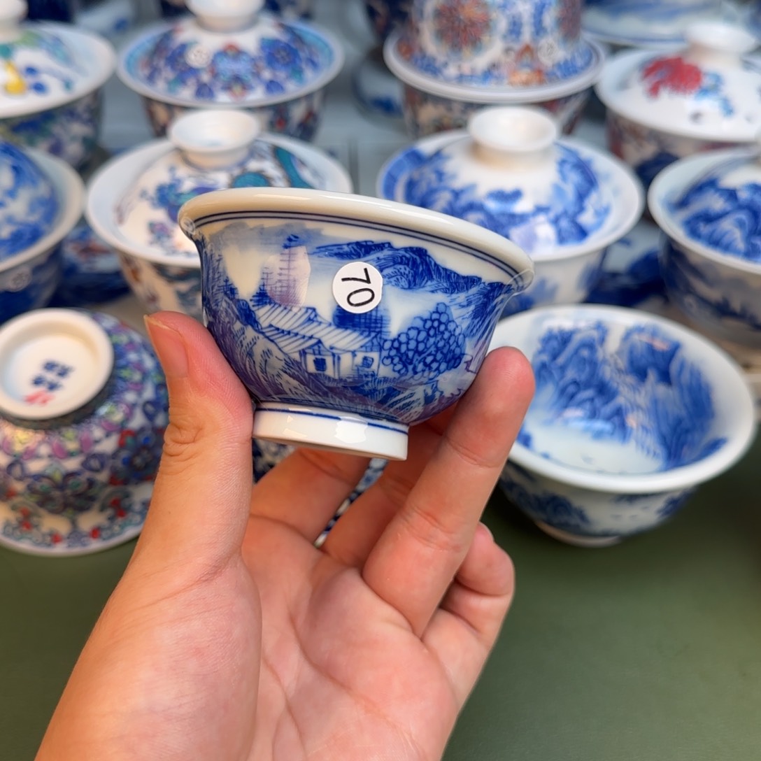 彦祖纯手工手绘茶具70