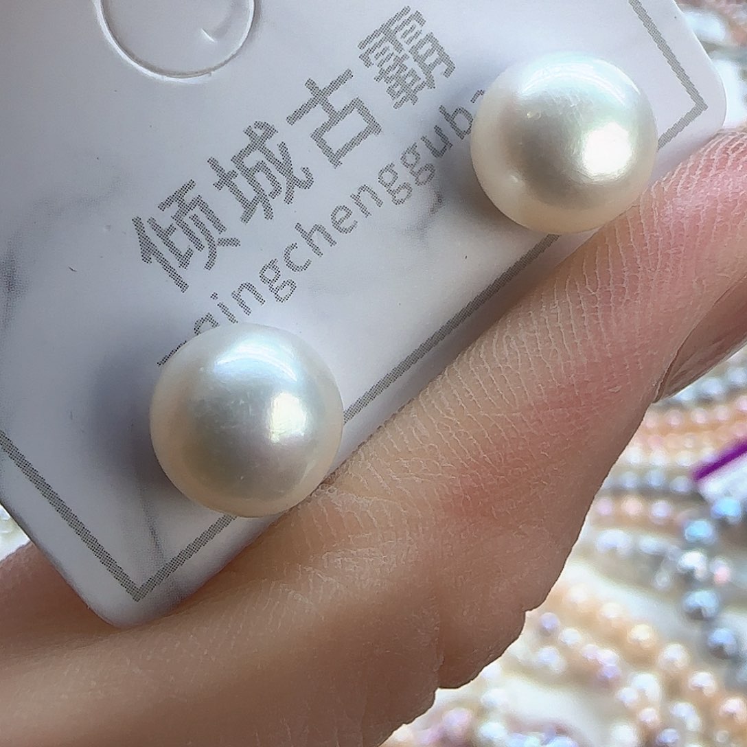 银S925镶嵌项链定制383淡水珍珠