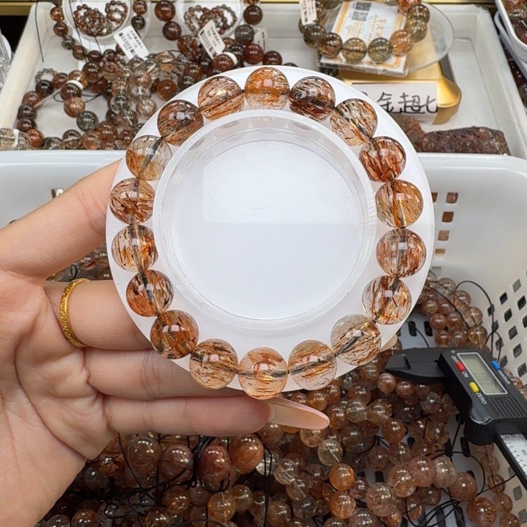 未镶嵌水晶手链黑金超七多样性发其一