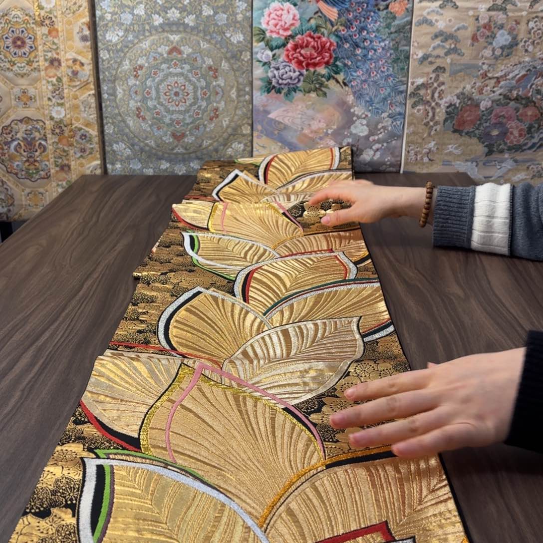 织绣唐锦西阵织带带