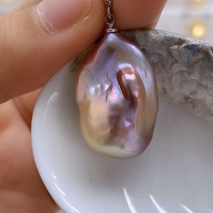 淡水珍珠未镶嵌吊坠(不含链)