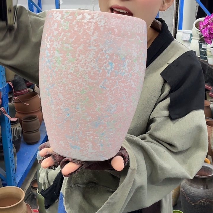 16×24 -粗陶花盆有孔-买买买