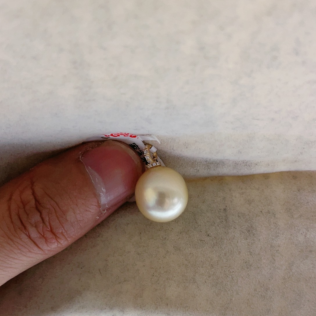 海水珍珠颈饰18K金镶嵌
