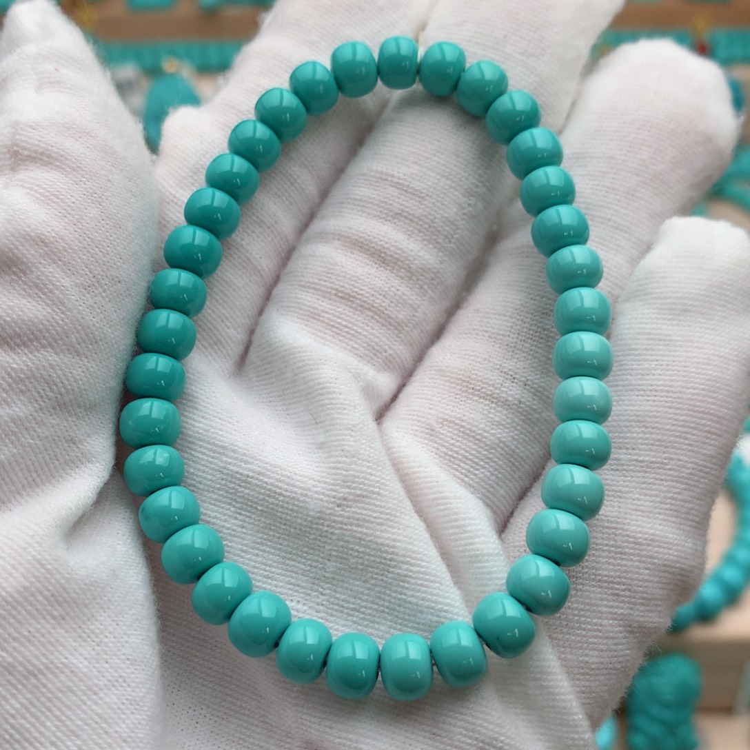 绿松石未镶嵌珠宝奇石6mm