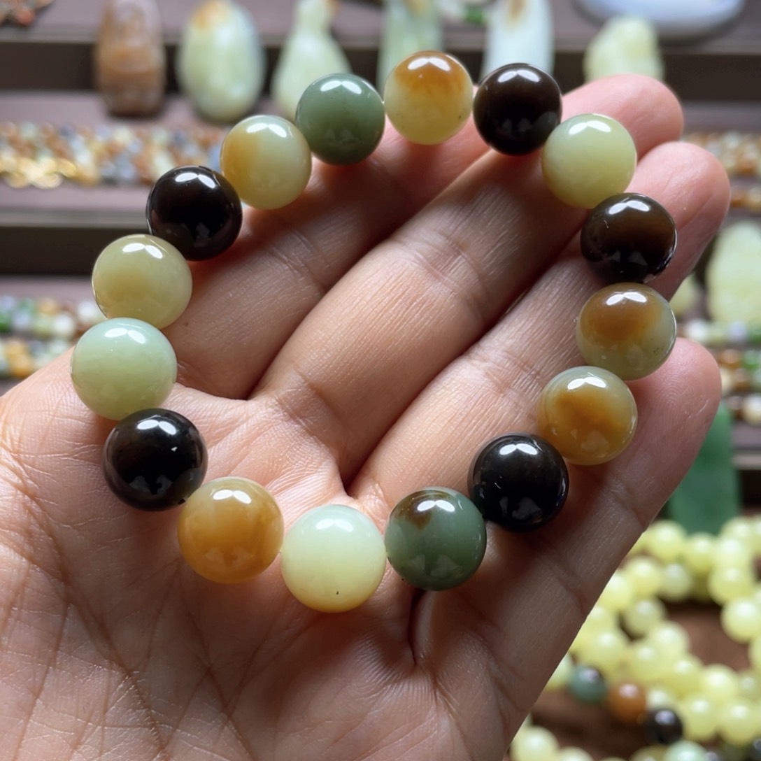 未镶嵌手串和田玉卡12