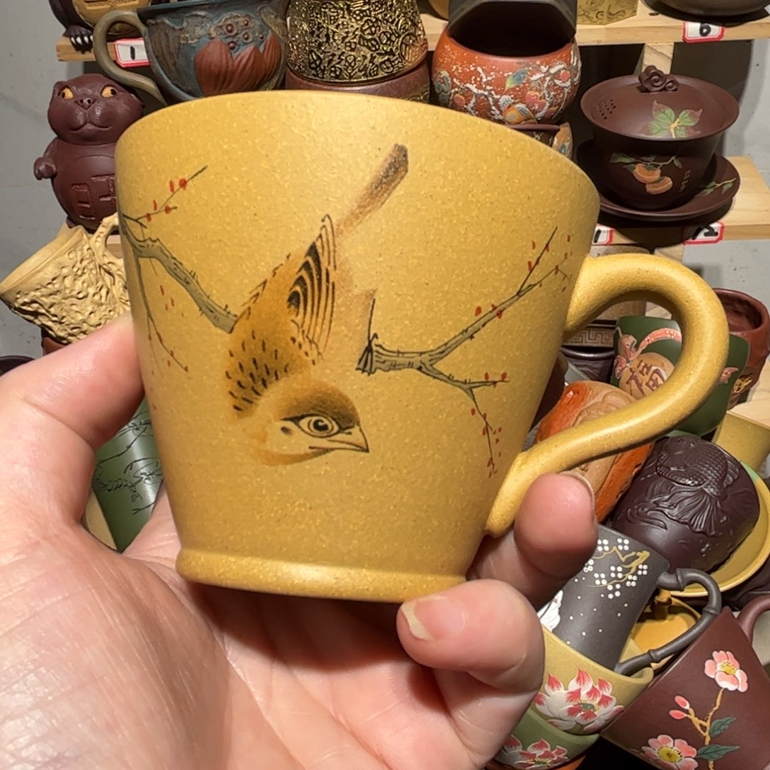 紫砂茶杯宜兴紫砂主人杯