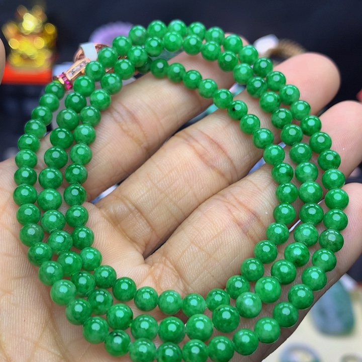 翡翠手链未镶嵌翡翠 5.0