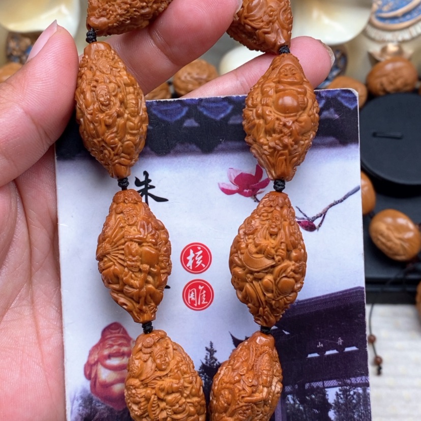 【闪购商品】橄榄核手串橄榄手工雕刻工艺