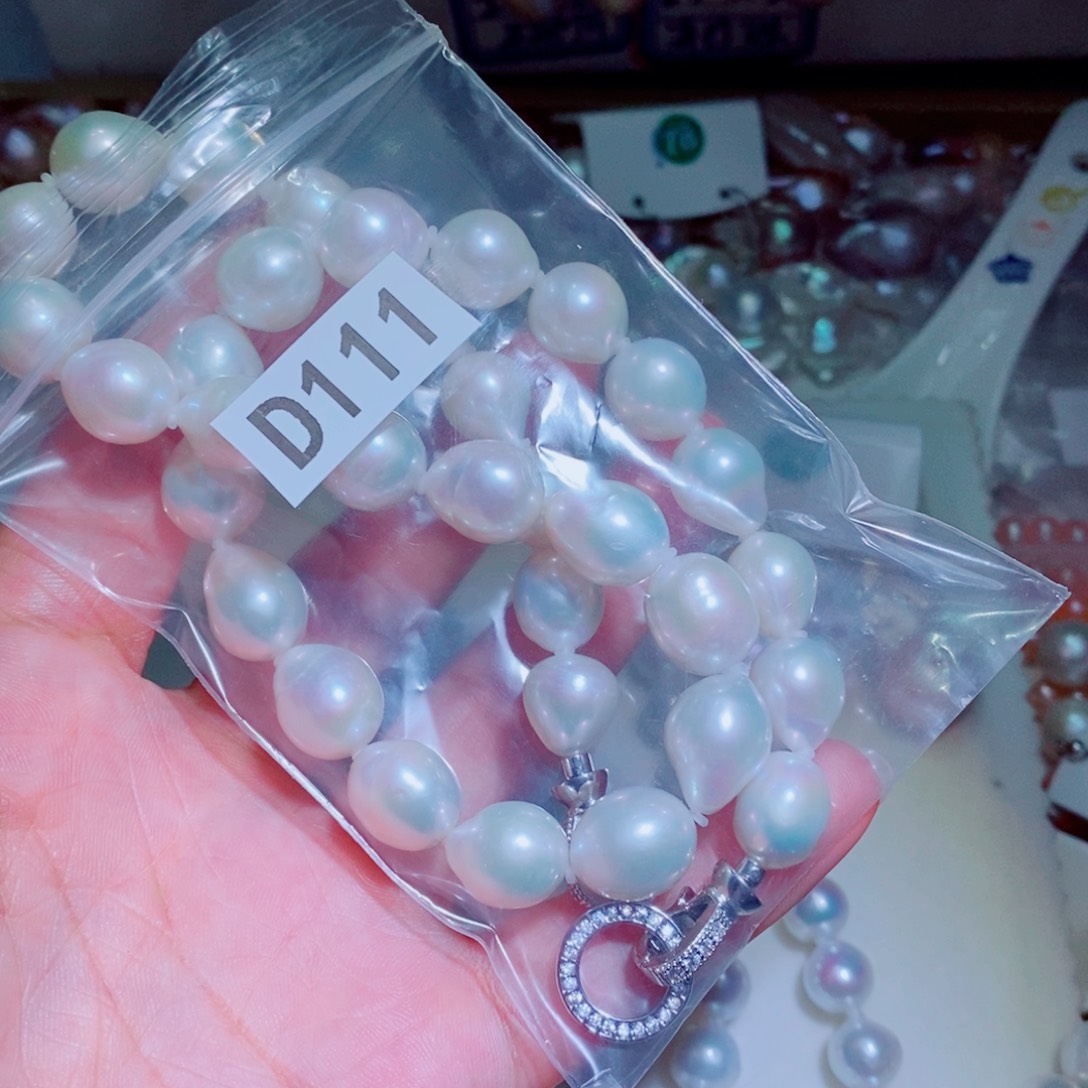 两***妈银S925镶嵌其他淡水珍珠