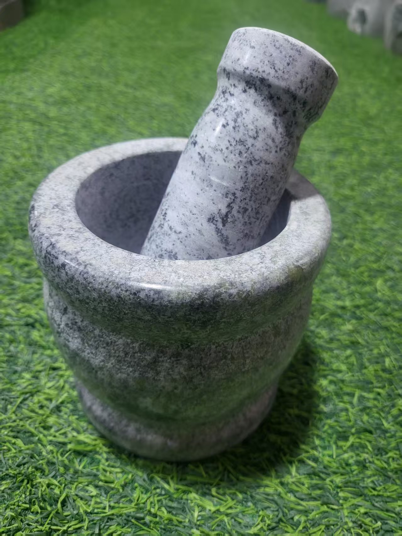 剥蒜按压压蒜器手动石臼蒜泥器山东老式捣蒜器