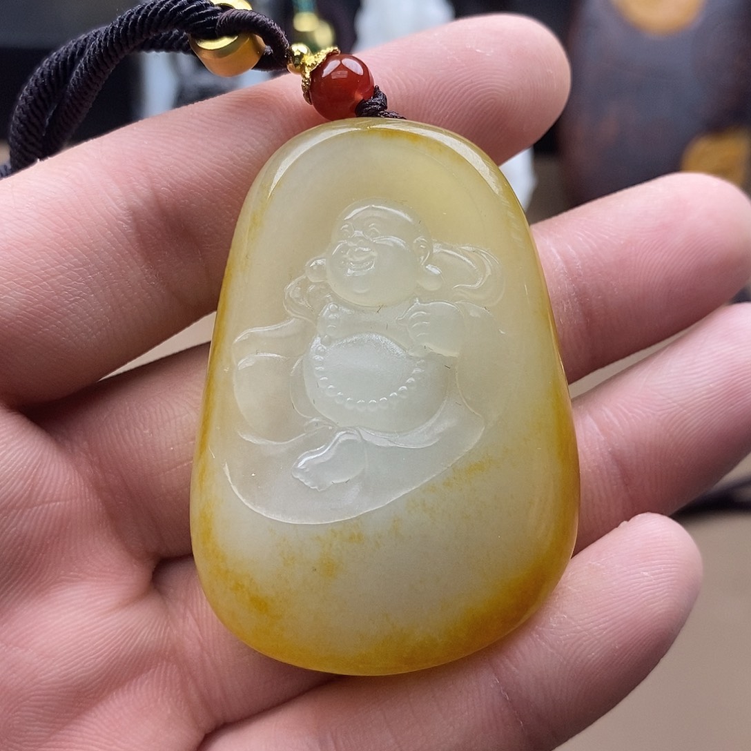 和田玉未镶嵌挂件W