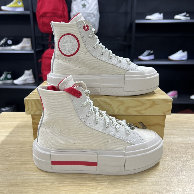 CONVERSE匡威AII Star悠游uu厚底增高龙年限定米色帆布鞋A08699C