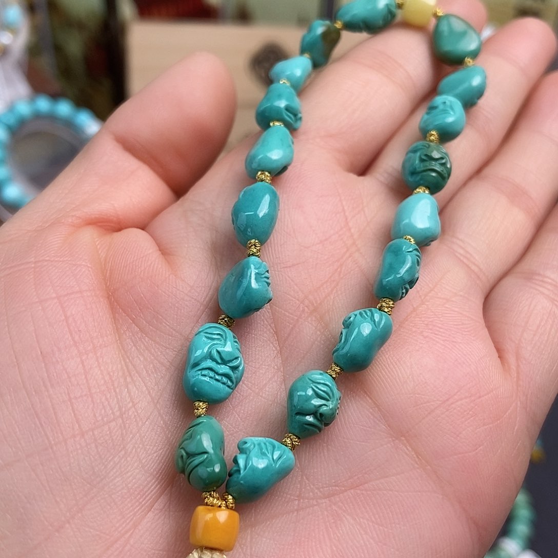 绿松石手持未镶嵌