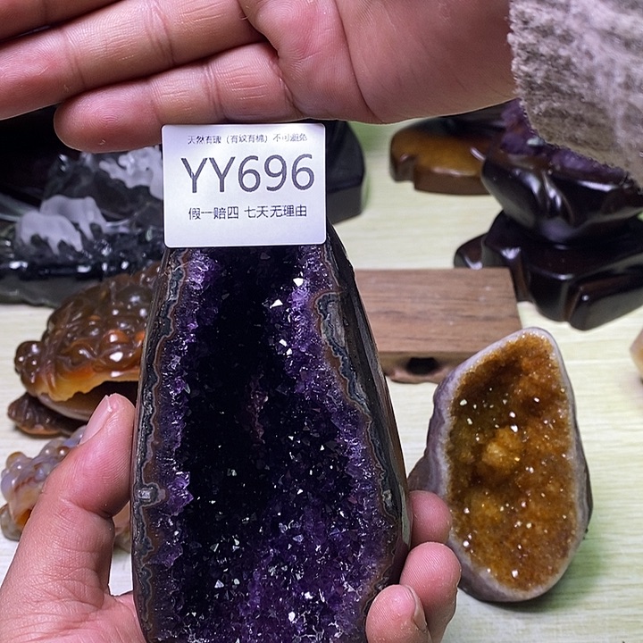 水晶天然水晶家居办公摆件未镶嵌