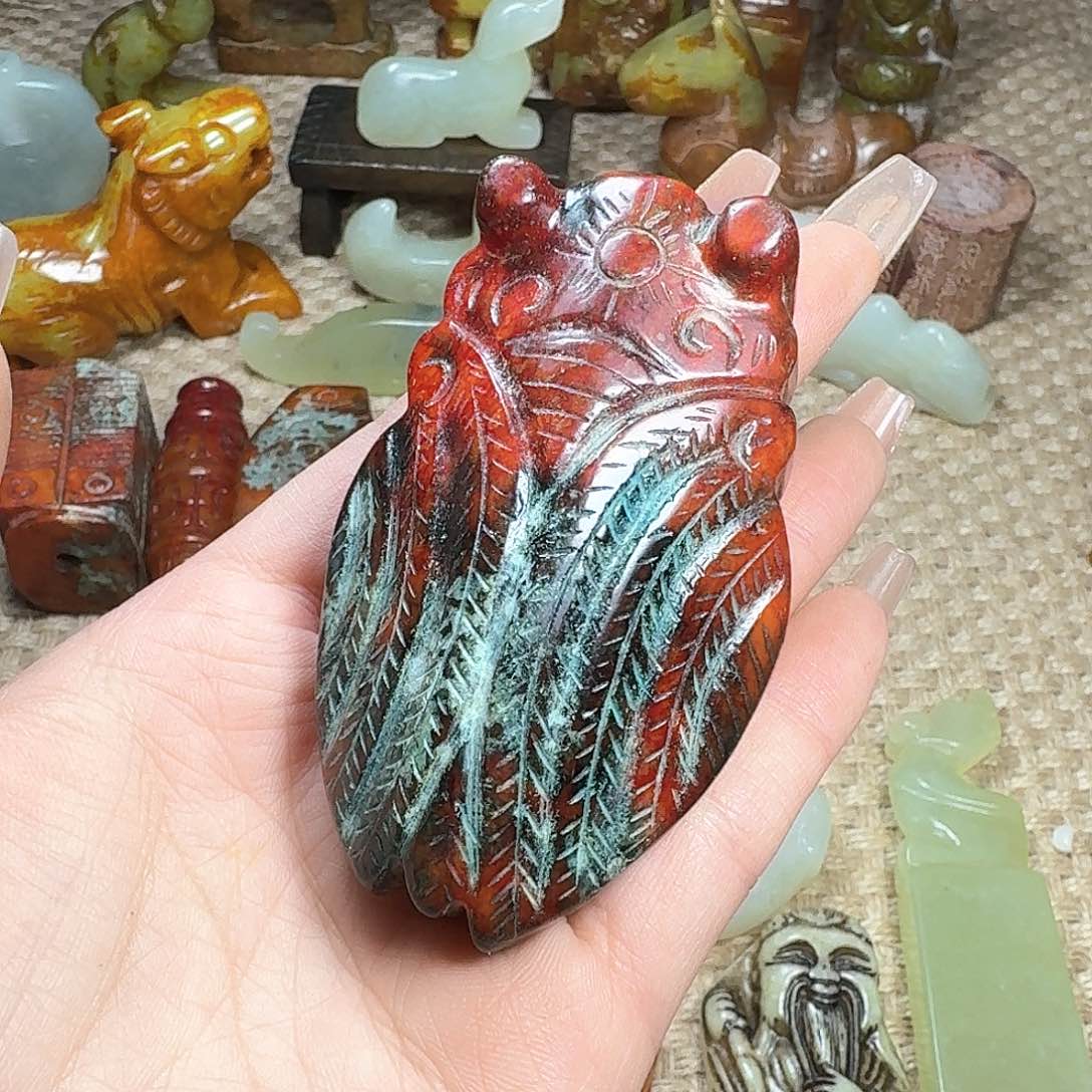 白玉菩提吊坠挂件