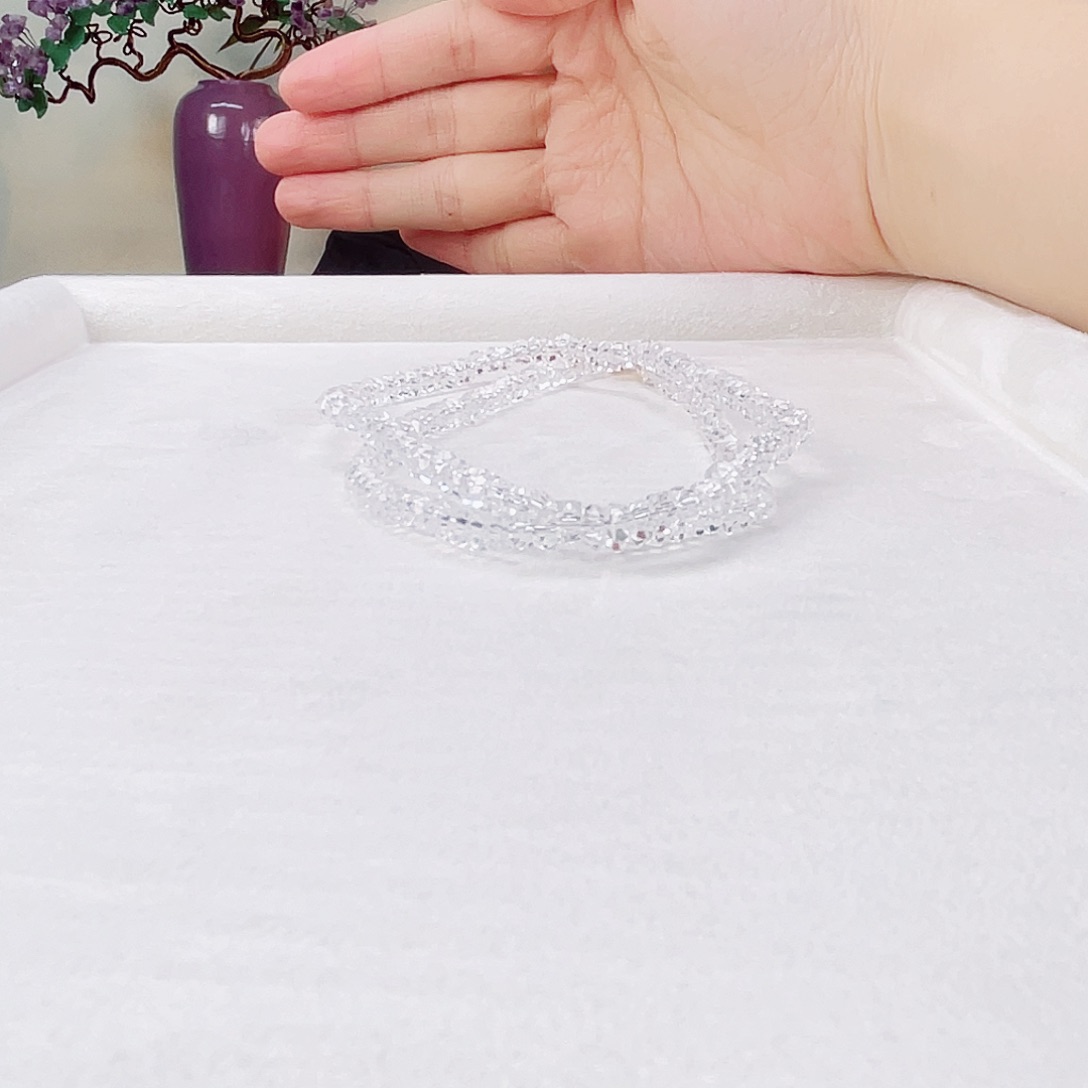 水晶颈饰银S925镶嵌田*甜4.5