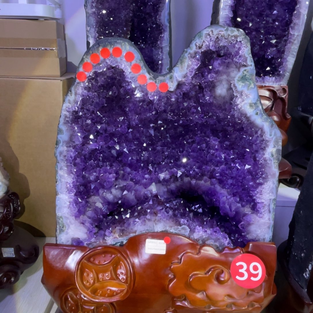 未镶嵌大型摆件（非配饰）紫晶