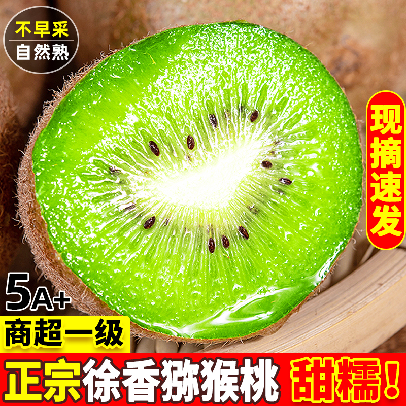 正宗徐香猕猴桃新鲜当季水果陕西整箱包邮绿心时令奇异果