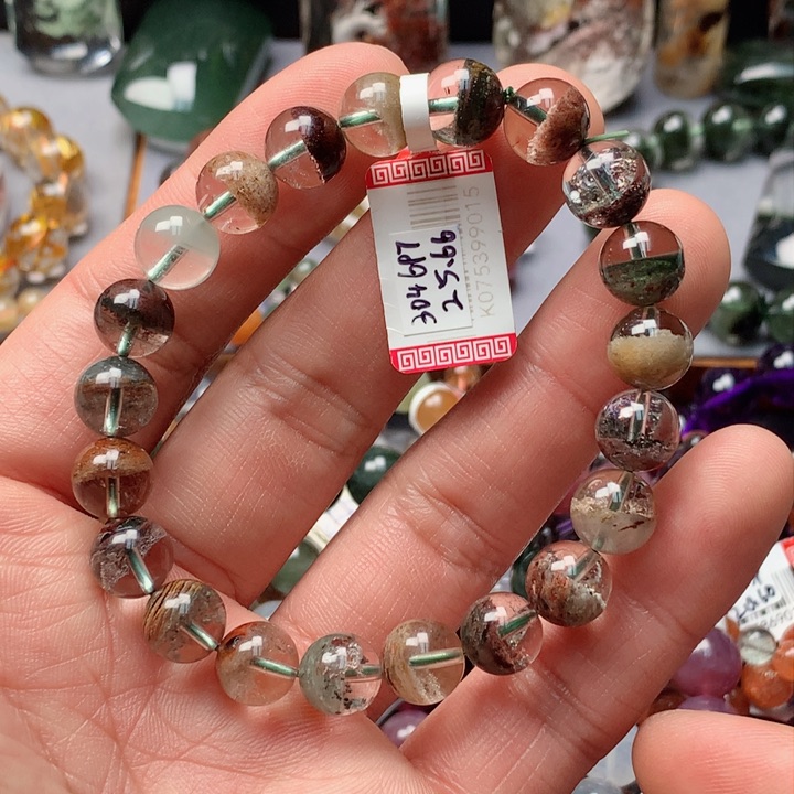 水晶手串未镶嵌天然