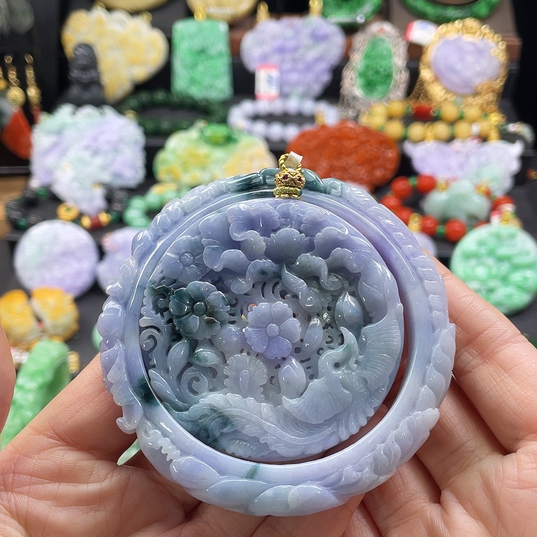 翡翠未镶嵌手镯代编织