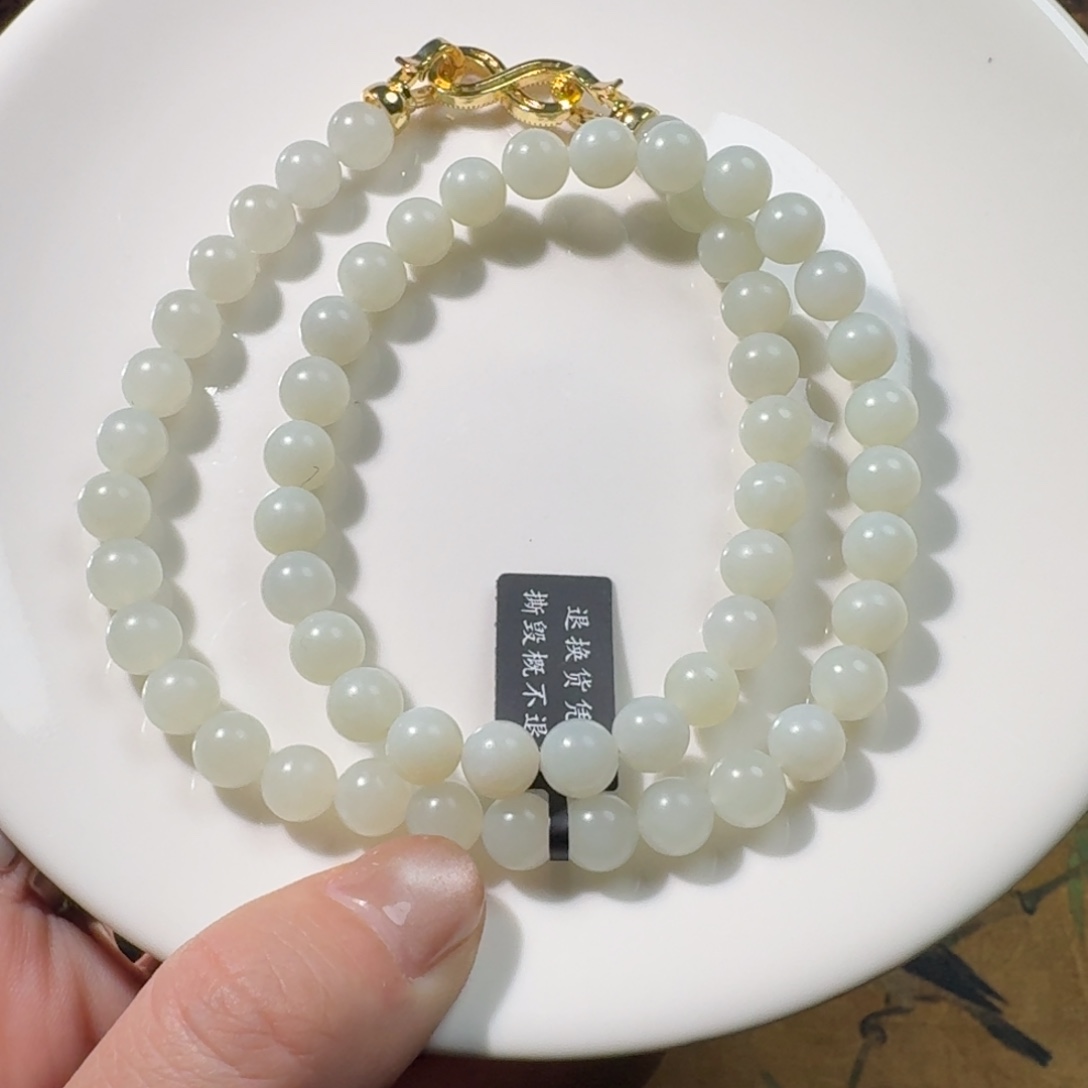 和田玉手串未镶嵌