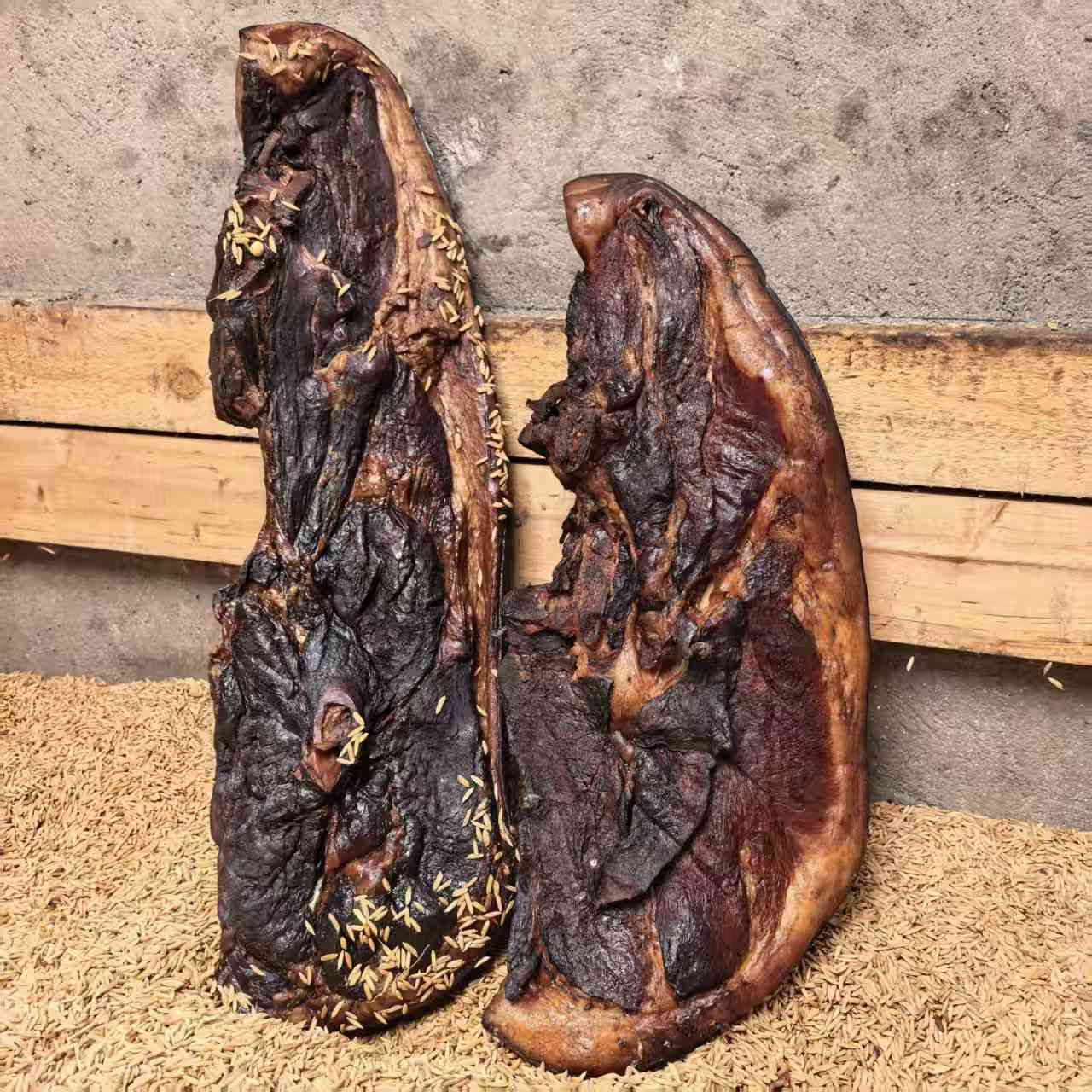 华哥专属4号链接带骨烟熏腊肉二刀