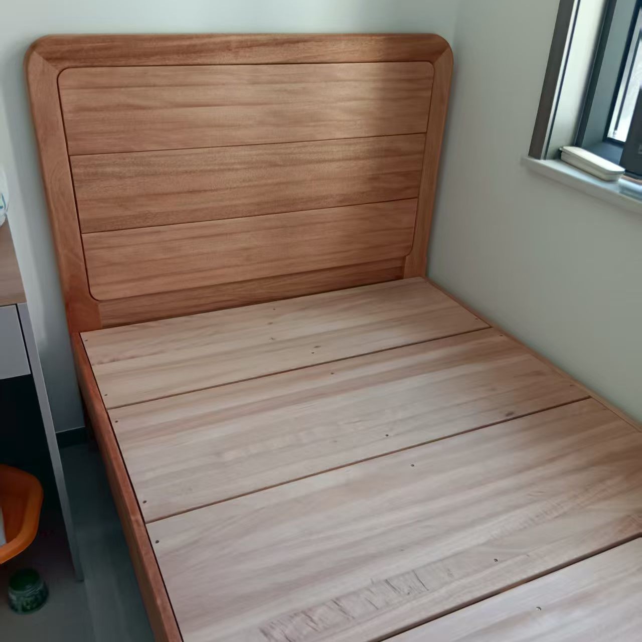 原木齐边床红檀木多规格