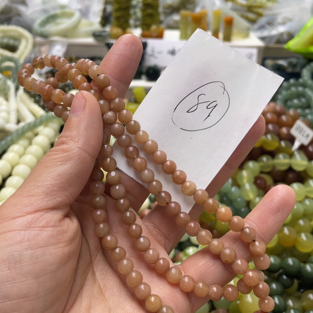 蛇纹石玉手链未镶嵌