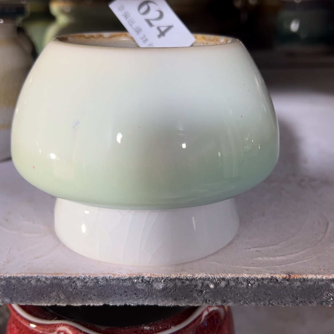 红陶口6高7 景德镇手工花盆