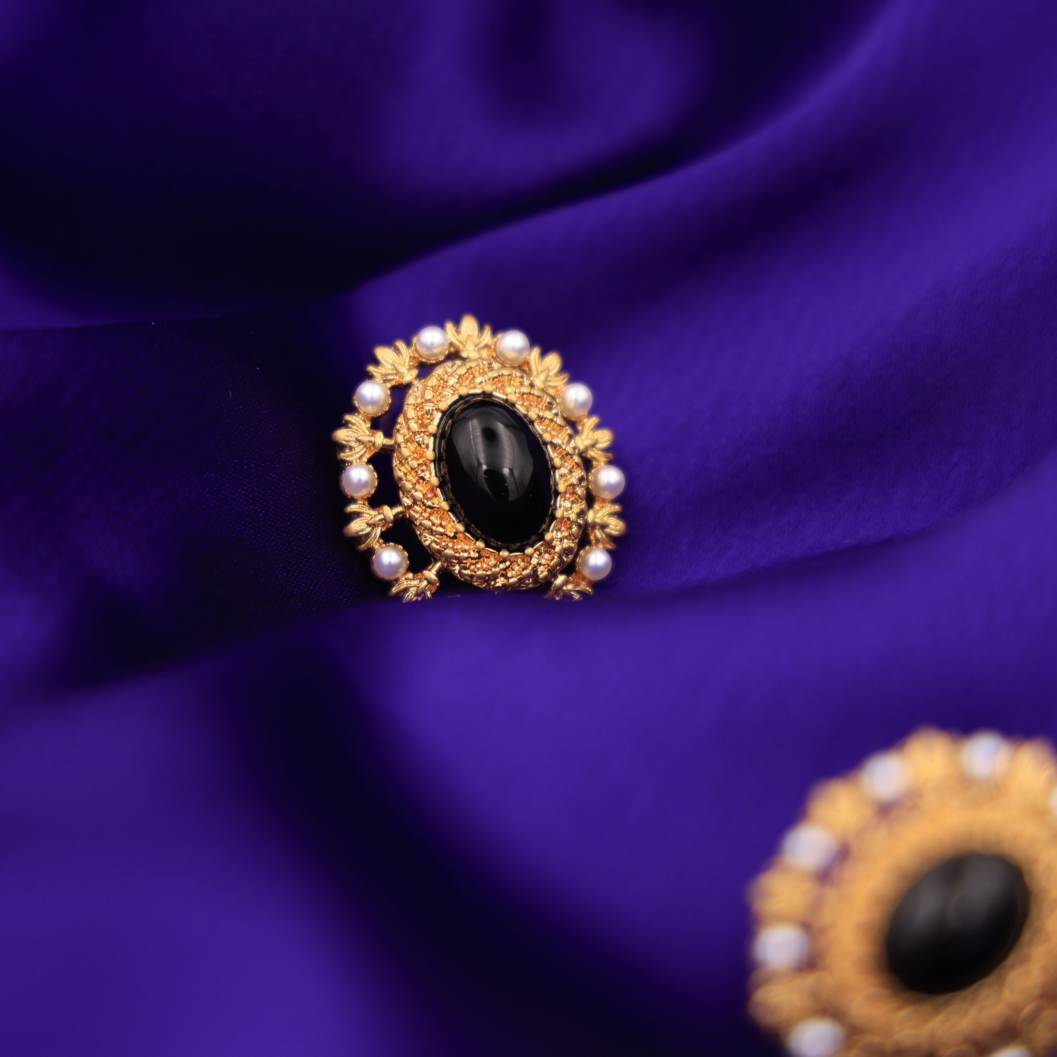 合金合成锆石耳饰 合金[曜夜华章]耳饰