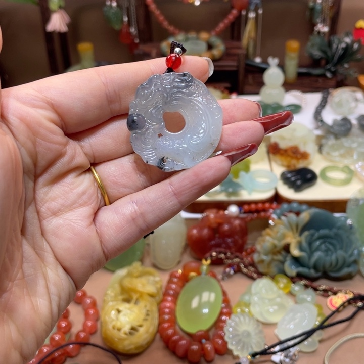 蛇纹石玉手链未镶嵌