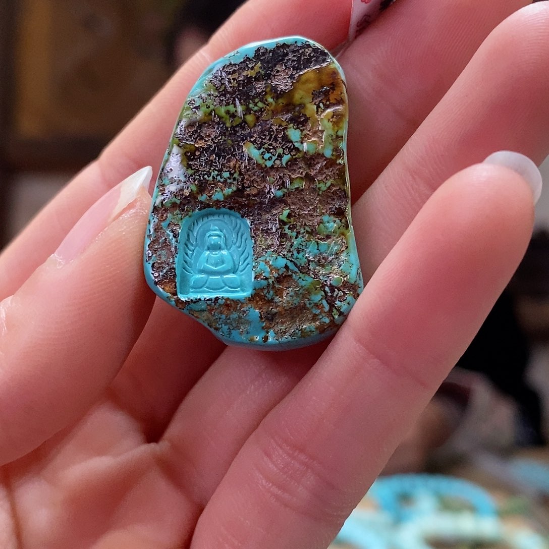 绿松石珠宝奇石未镶嵌