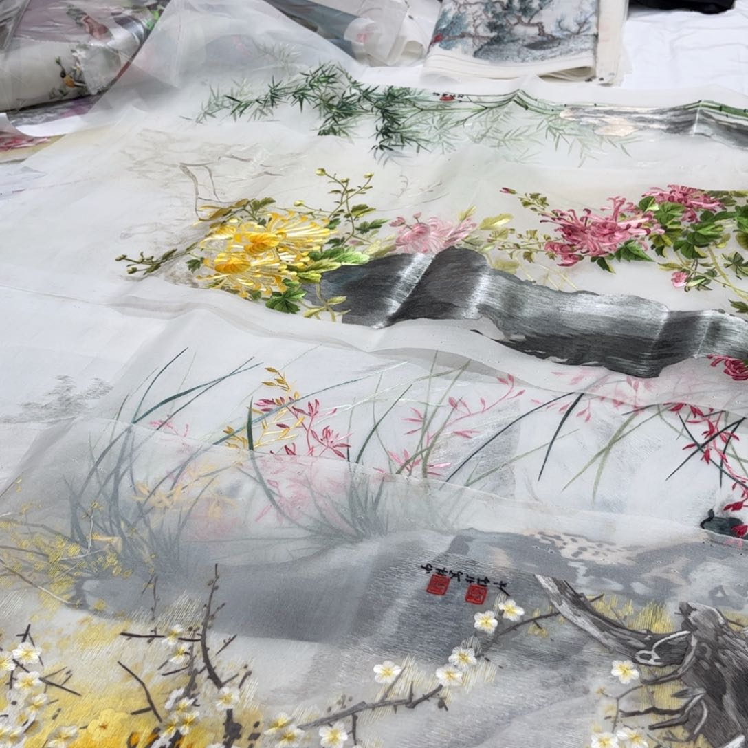 织绣R****a苏绣艺术纯手工陆老师