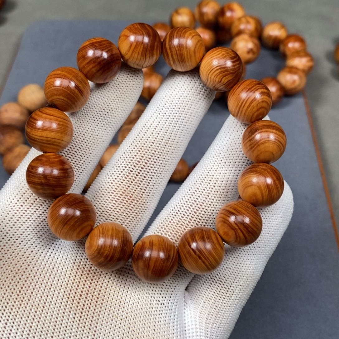 柏木（崖柏）手串/手链1.5粗抛