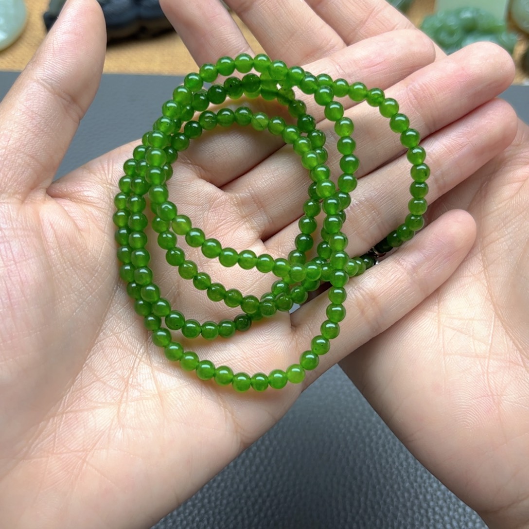 和田玉未镶嵌手链