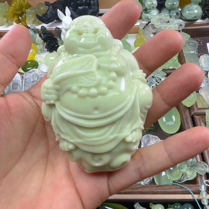 岫玉未镶嵌吊坠(不含链)这****冷