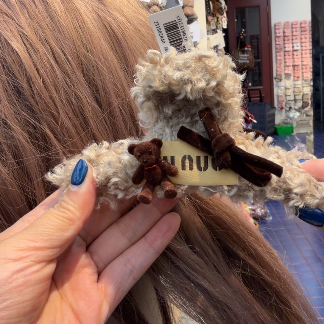 非金属小熊抓夹1个