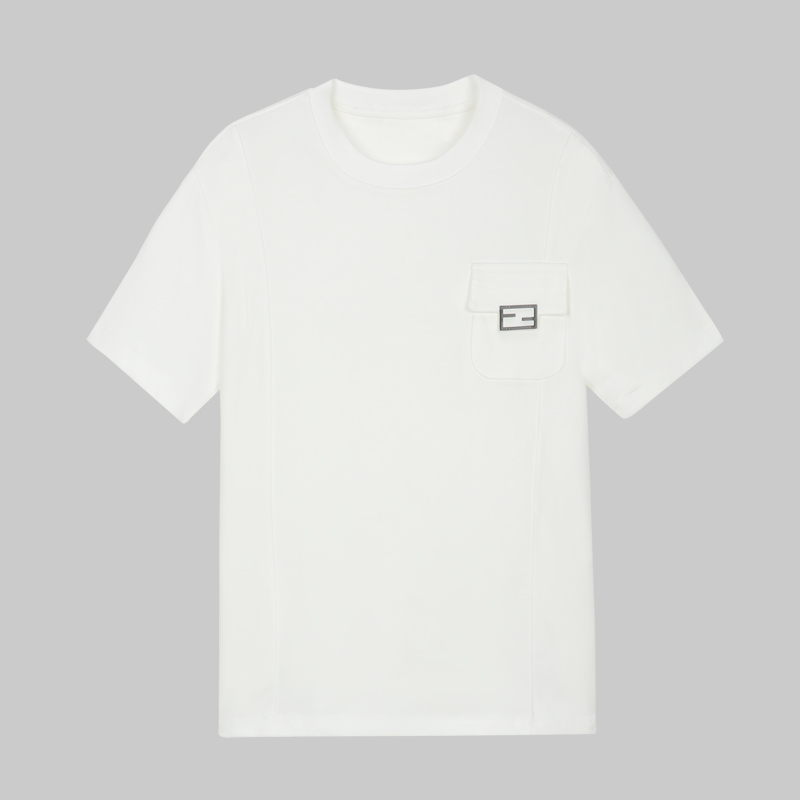 男士简约春夏F口袋T恤