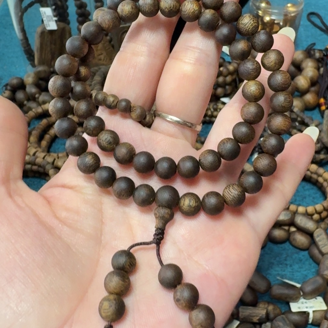 沉香手串透顶绿卡7-11克多样性发货一条