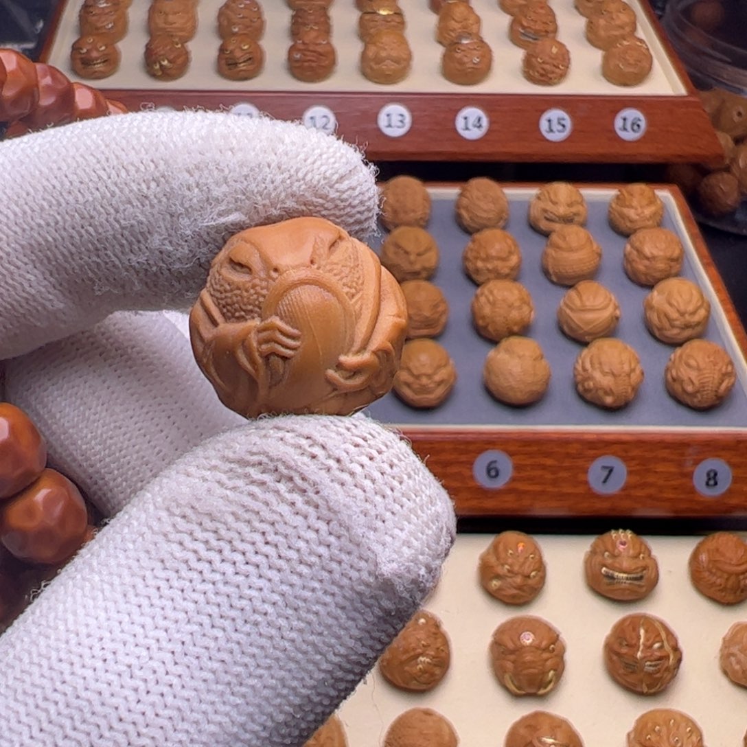 猴头核桃把件蝉先福利