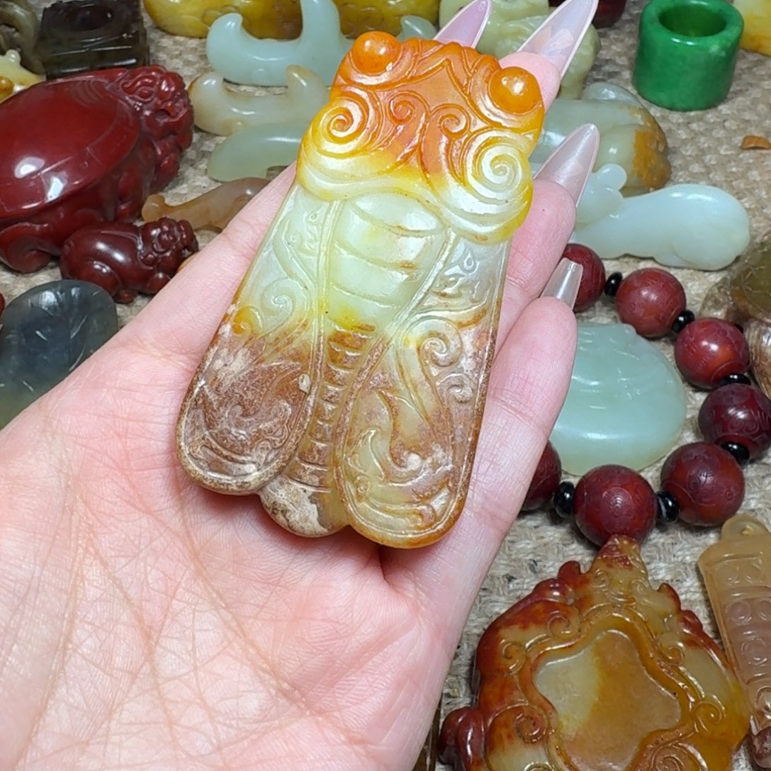 白玉菩提吊坠挂件