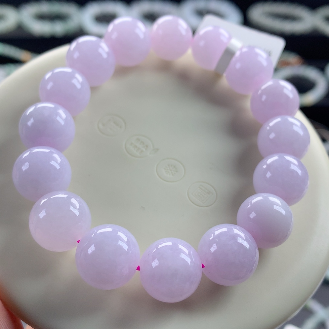翡翠未镶嵌手链卡12.3