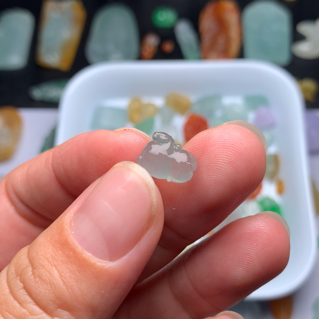 定制翡翠未镶嵌唐马