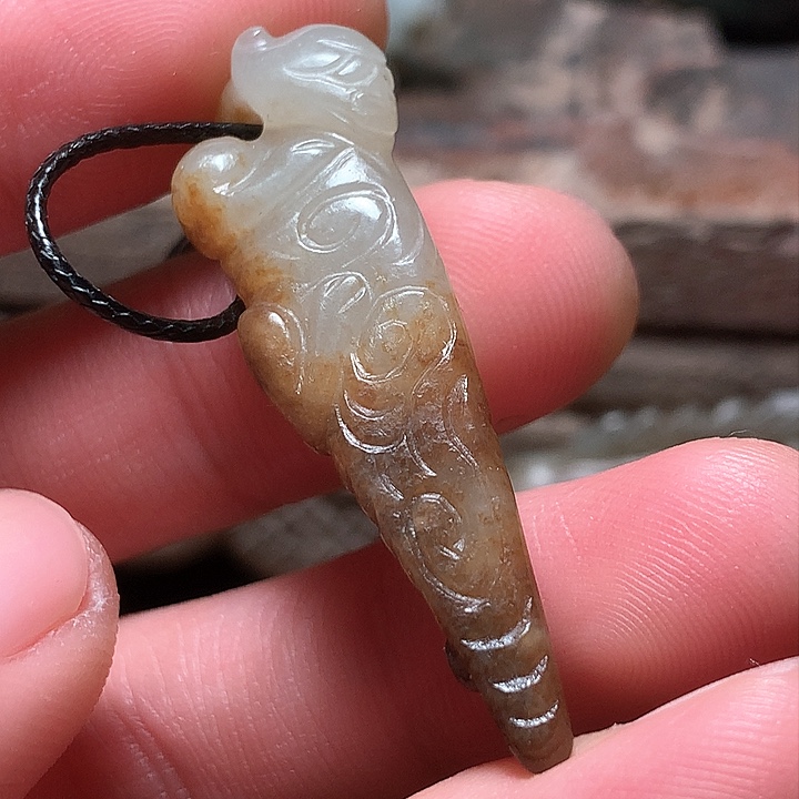 和田玉颈饰未镶嵌鑫*