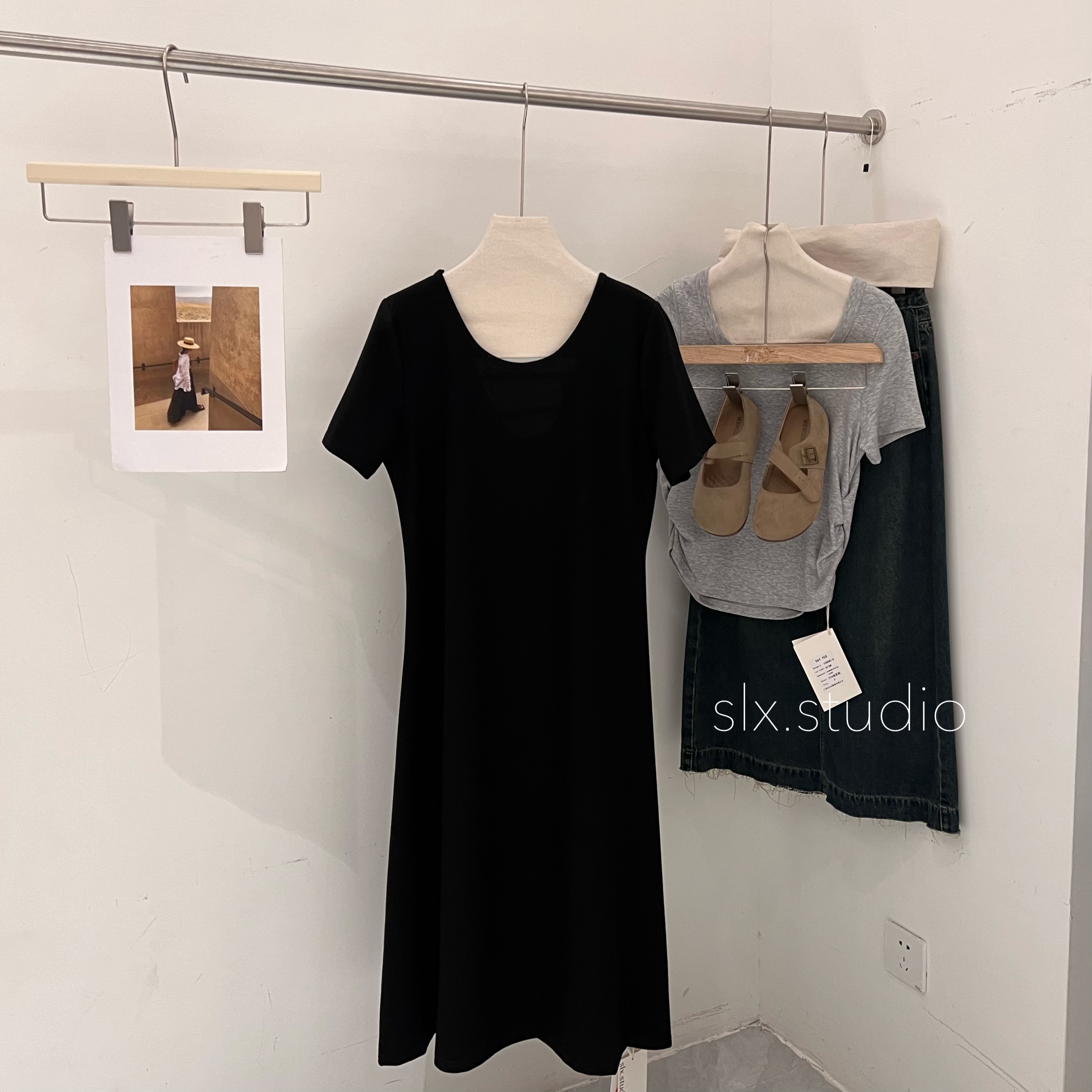 slx@ 25139 后露背连衣裙